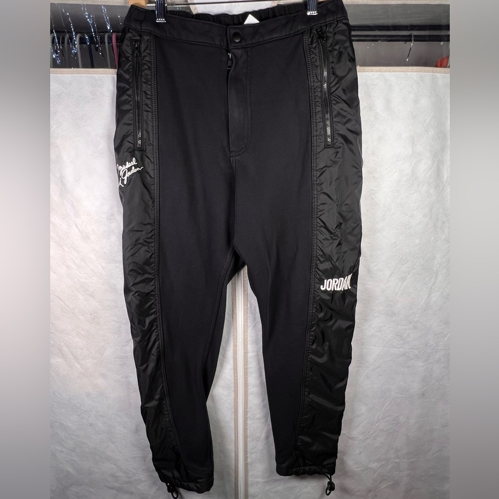 NIKE Air Jordan Flight MVP Wheaties Jogger Black & White Pants Sz M - Picture 1 of 9